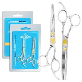 Professional Razor Edge Series Hair Cutting Scissors Set - Barber Hair Cutting & Thinning Shears/Texturizing Scissors Set - 6.5 Inches Hair Cutting Sc