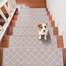VEVOR Stair Treads, Stairs Carpet Non Slip 9" x 28", Indoor Stair Runner for Wooden Steps, Anti Slip Carpet Soft Edging Stair Rugs Mats for Kids Elder