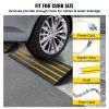 VEVOR Curb Ramp, 3 Pack Rubber Driveway Ramps, Heavy Duty 33069 lbs Weight Capacity Threshold Ramp, 2.6-inch High Curbside Bridge Ramps for Loading Do