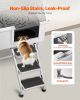 38" Dog Grooming Bath Tub Stainless Steel w/ Stairs Faucet Showerhead